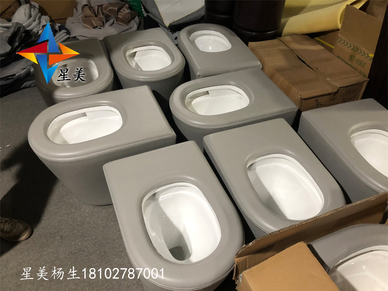 談話室安全防撞馬桶硅膠馬桶，是你想要的防撞軟包