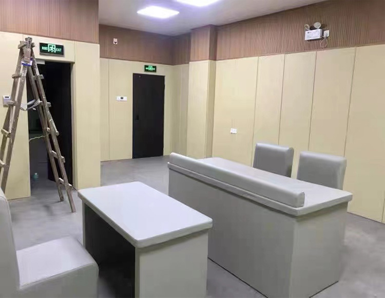 審訊室防撞墻板該如何安裝，廣州星美建材防撞軟包